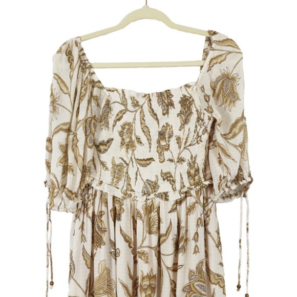 Tigerlily - Amyris Liza shirred floral-print gauze minidress - Picture 2 of 5